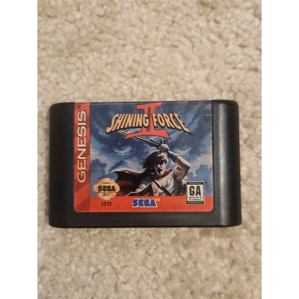 Shining Force II 2 (Sega Genesis, 1994) Authentic Game Cartridge
